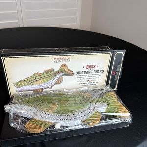 Bass Cribbage Board - Handcrafted - Fun for All!!